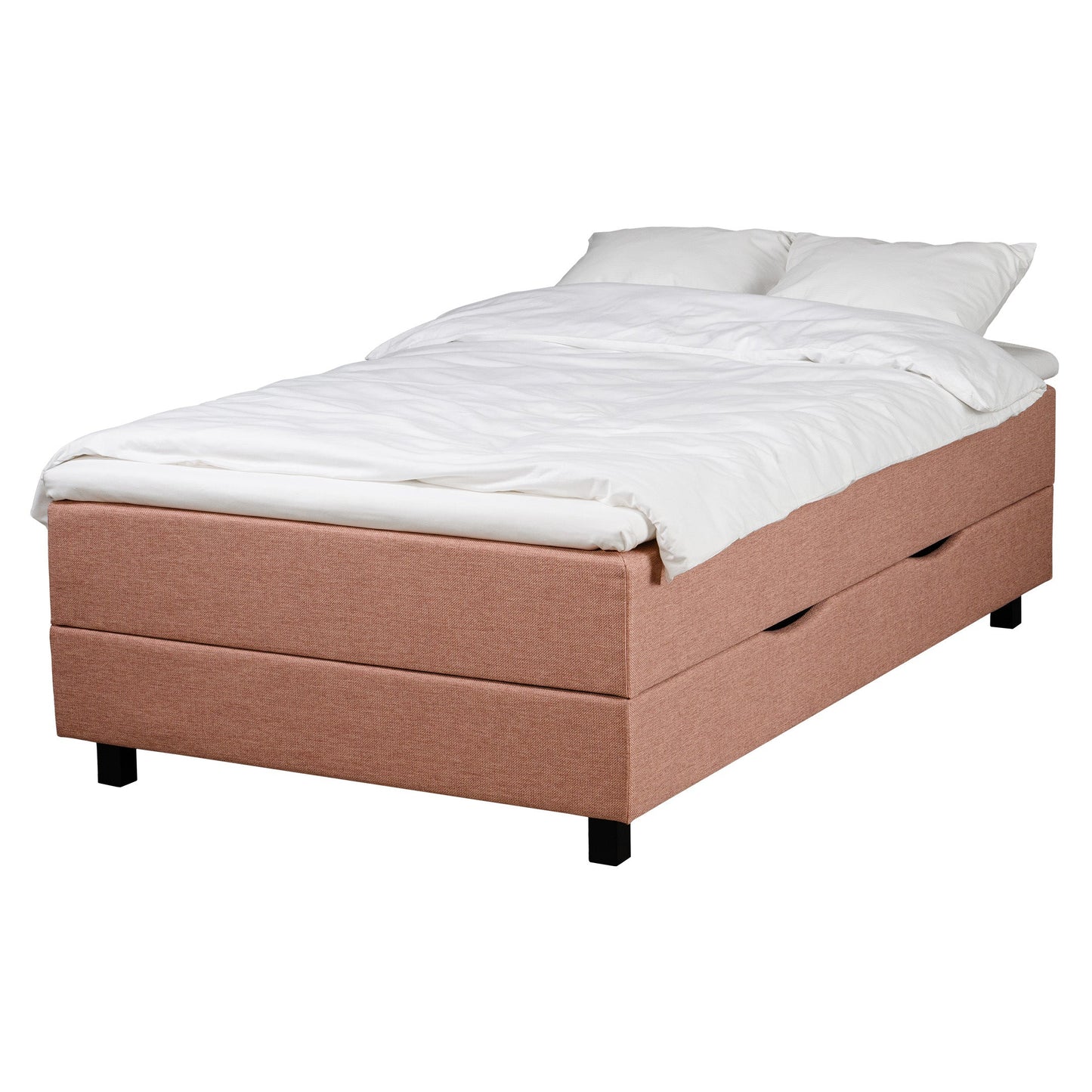 Storage bed Uni 90x200 pink