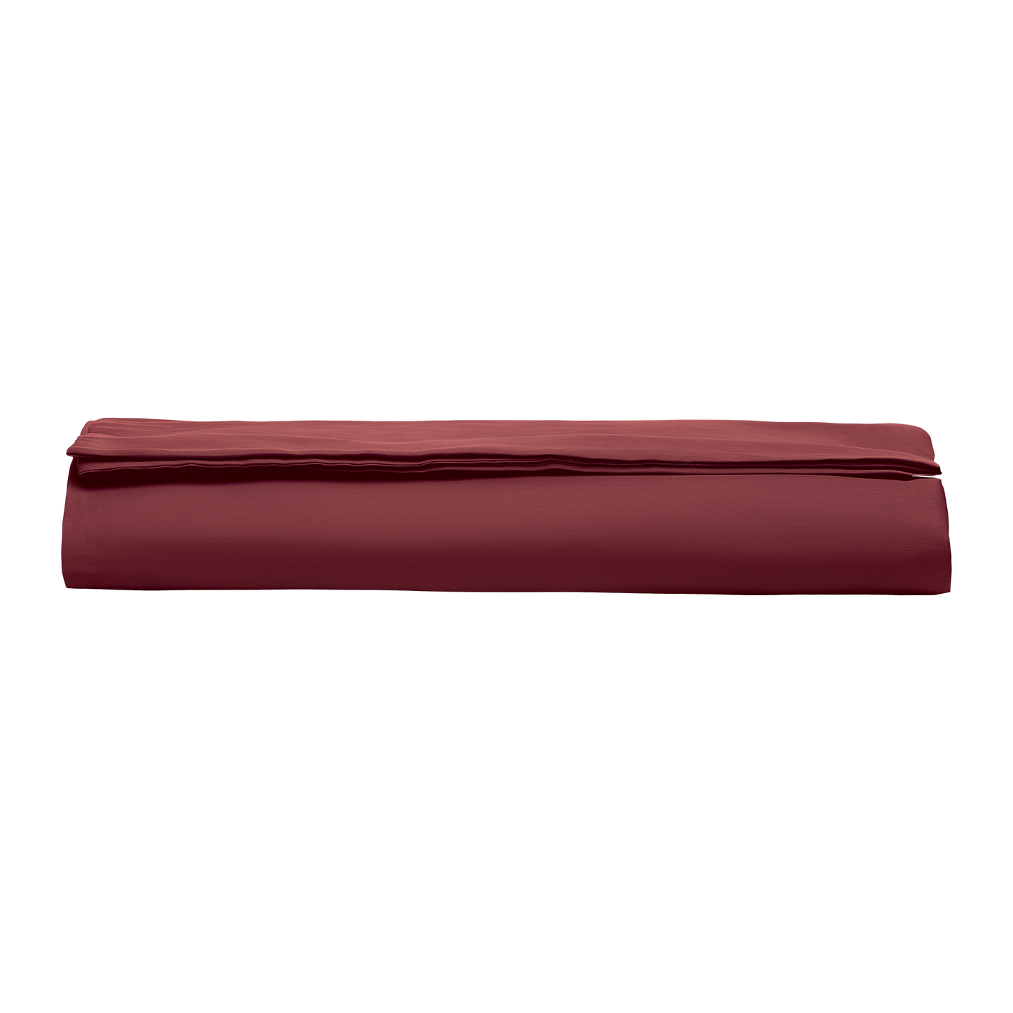 PHB Silky Satin Fitted Sheet Ruby Wine 120x200x25