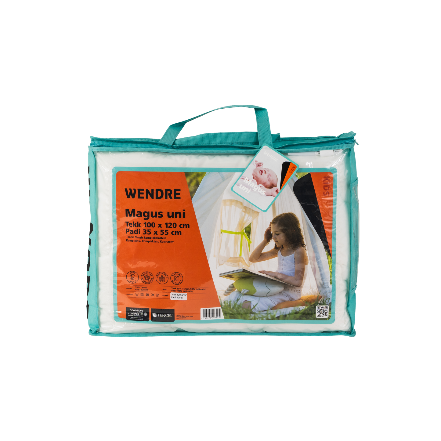 Komplekt Magus Uni tekk 100x120 ja padi 35x55