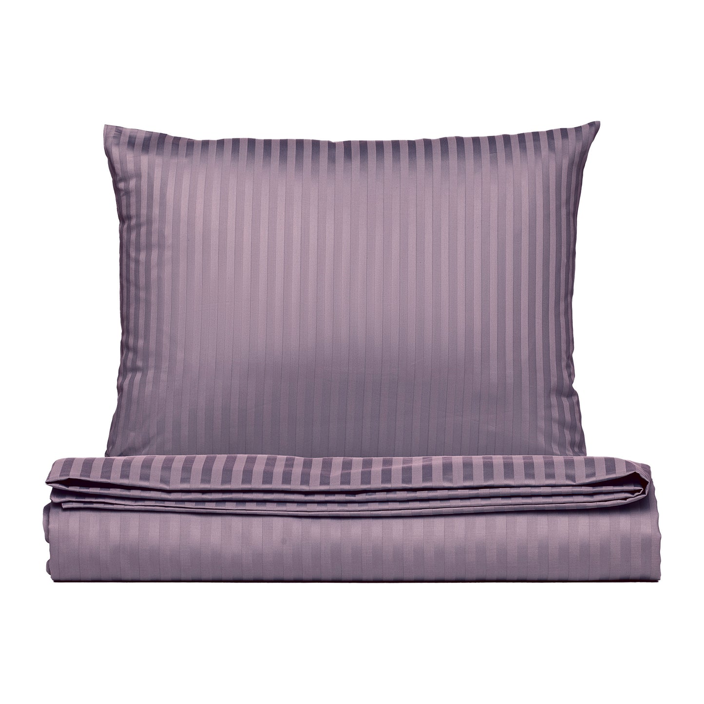 PHB Silky Satin Bedding set Striped Excalibur Grey 150x210/50x60