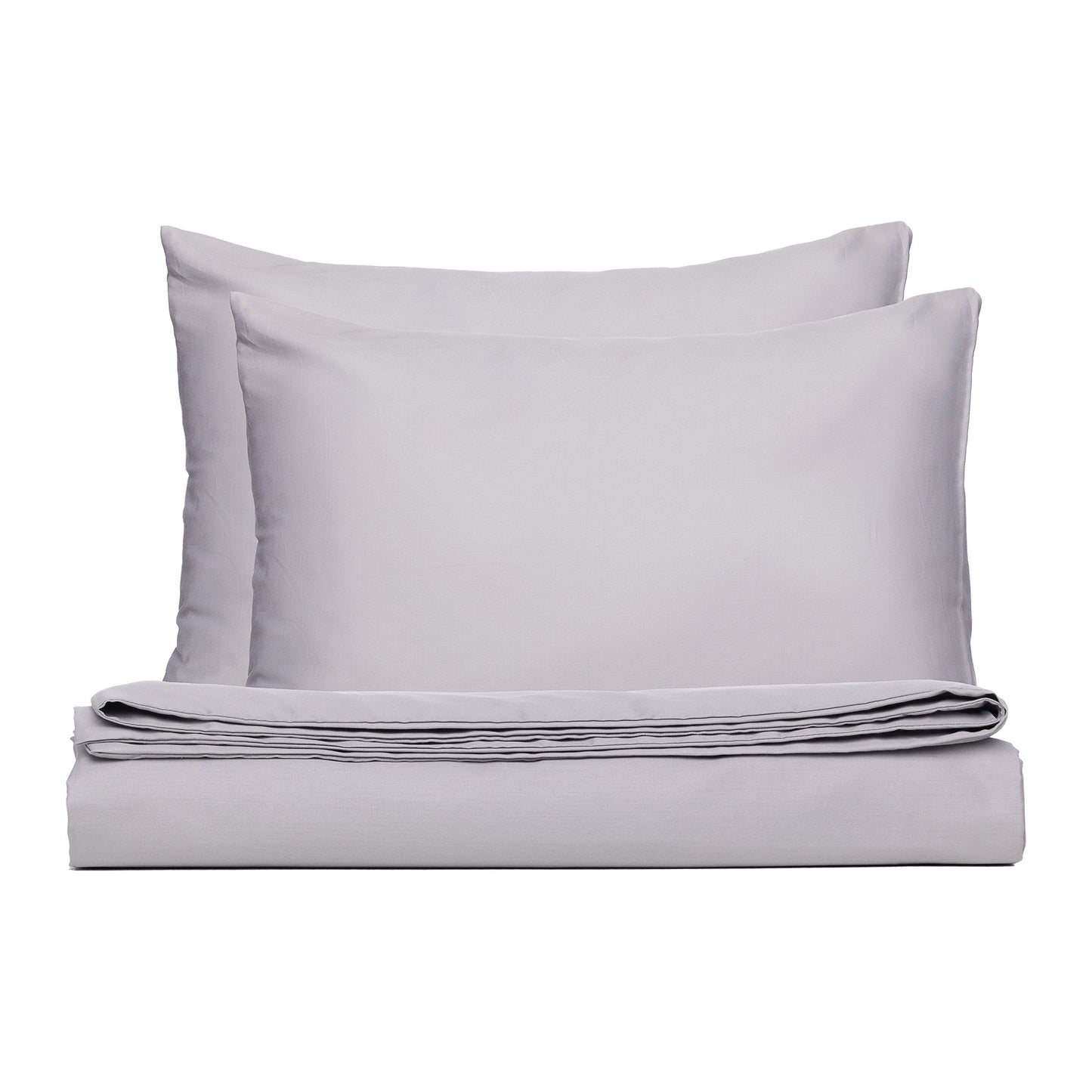 PHB Silky Satin patalynės komplektas Light Grey 200x220/50x60x2