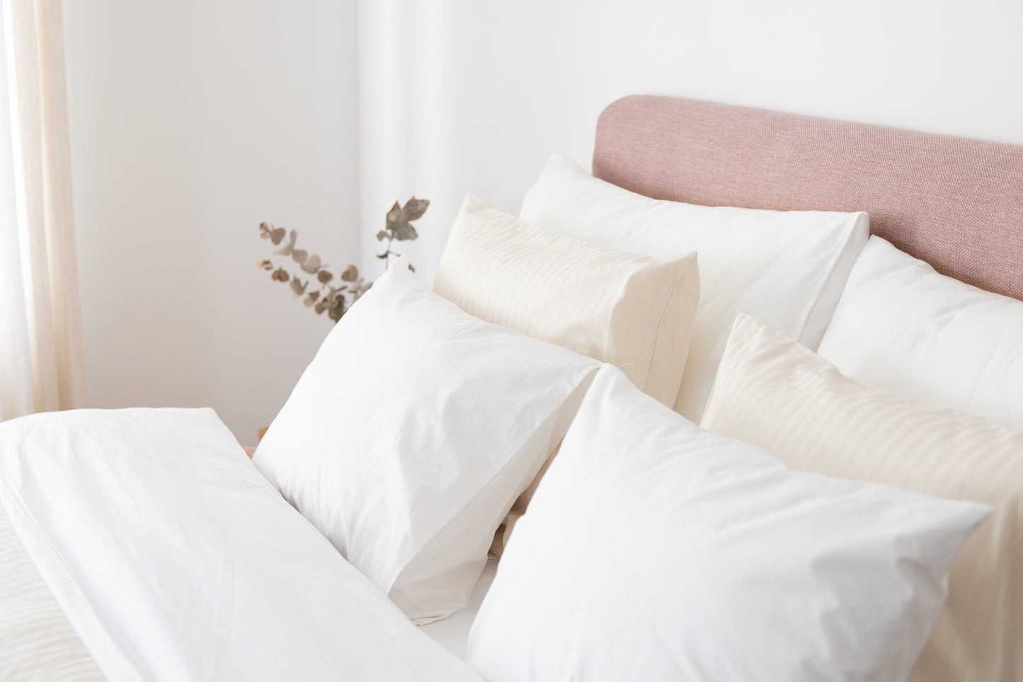 PHB Silky Satin Spilvendrāna Opt. White 60x80