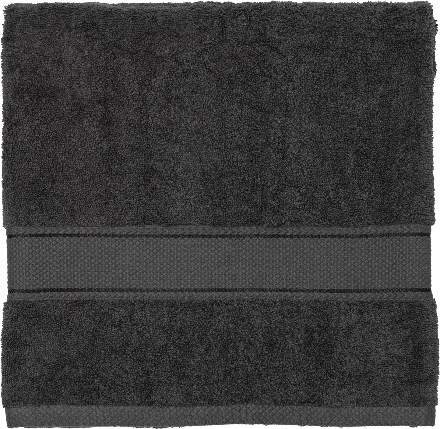TERRY TOWEL 50X70 100% COTTON GSM 600 DARK GREY