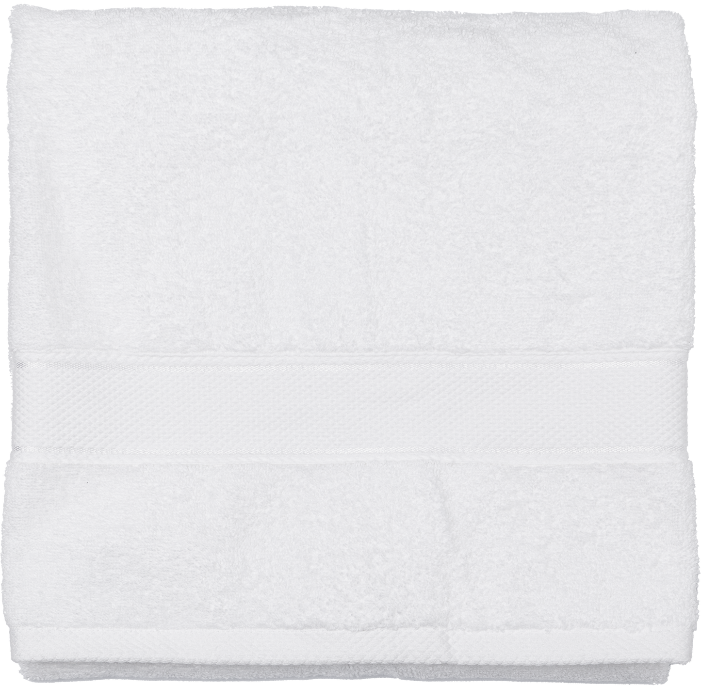 TERRY TOWEL 50x70 100% COTTON GSM 600 WHITE