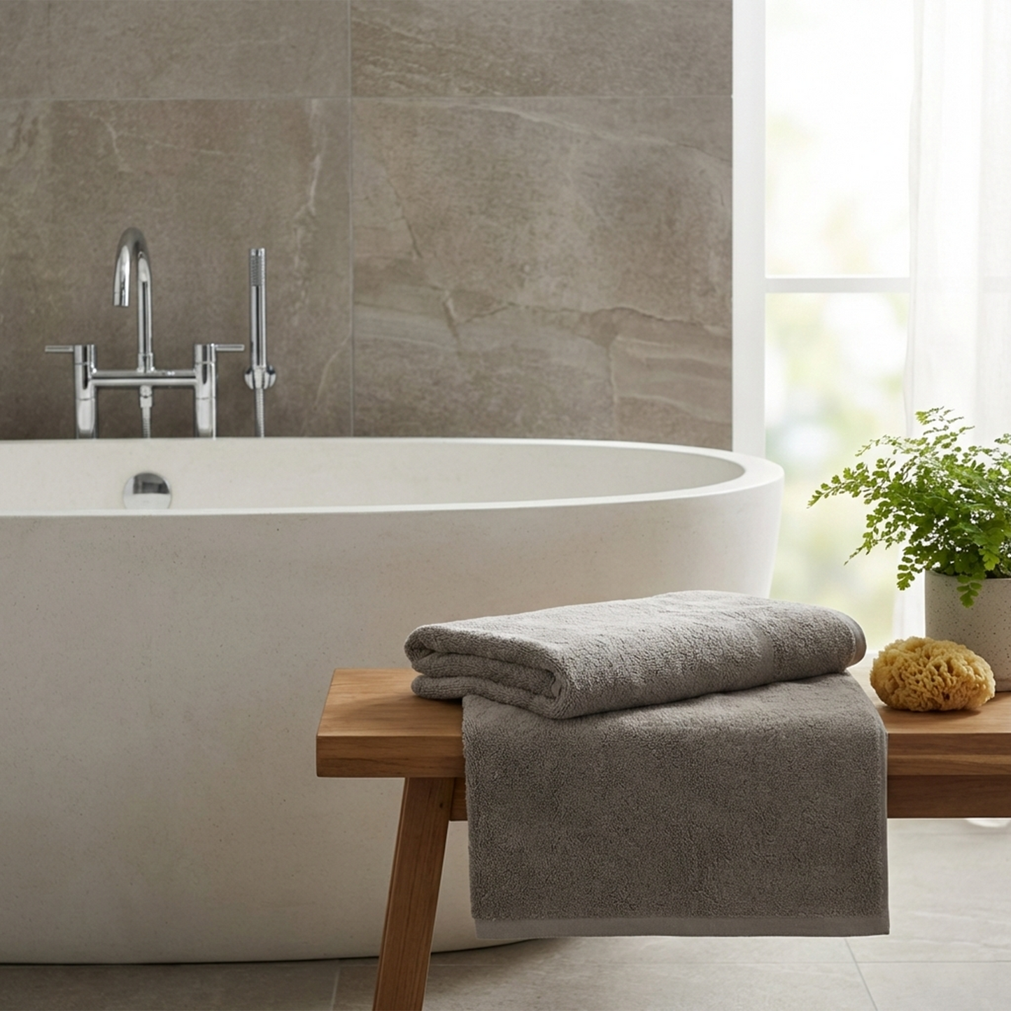 TERRY TOWEL 100X150 EGYPTION COTTON GSM 800 LIGHT GREY