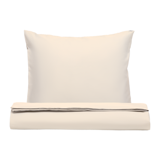 PHB Silky Satin patalynės komplektas Light Cream 150x210/50x60