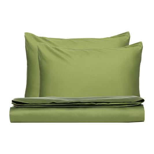 PHB Silky Satin voodipesukomplekt iguaaniroheline 200x220/50x60x2