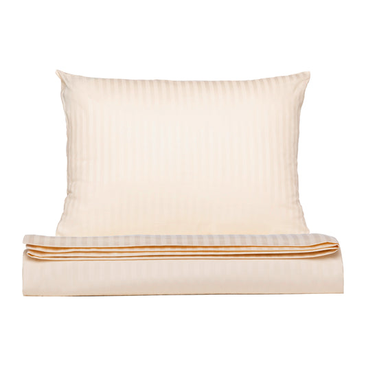 PHB Silky Satin Bedding set Striped Pearl 150x210/50x60
