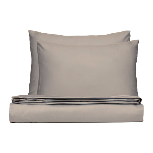PHB Silky Satin patalynės komplektas Silver Grey 220x240/50x70x2