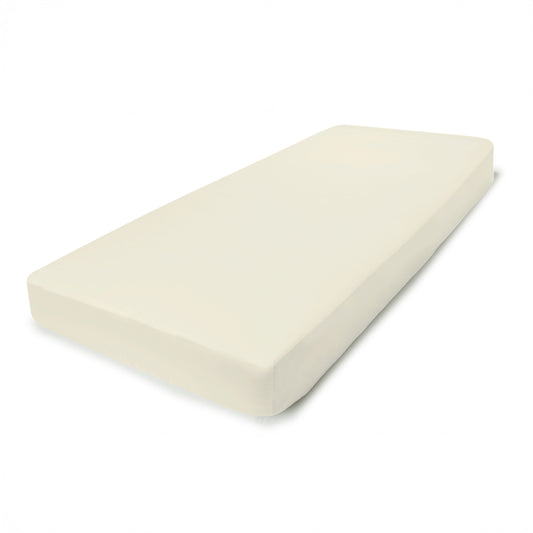 PHB Silky Satin Fitted Sheet Light Cream 160x200x25