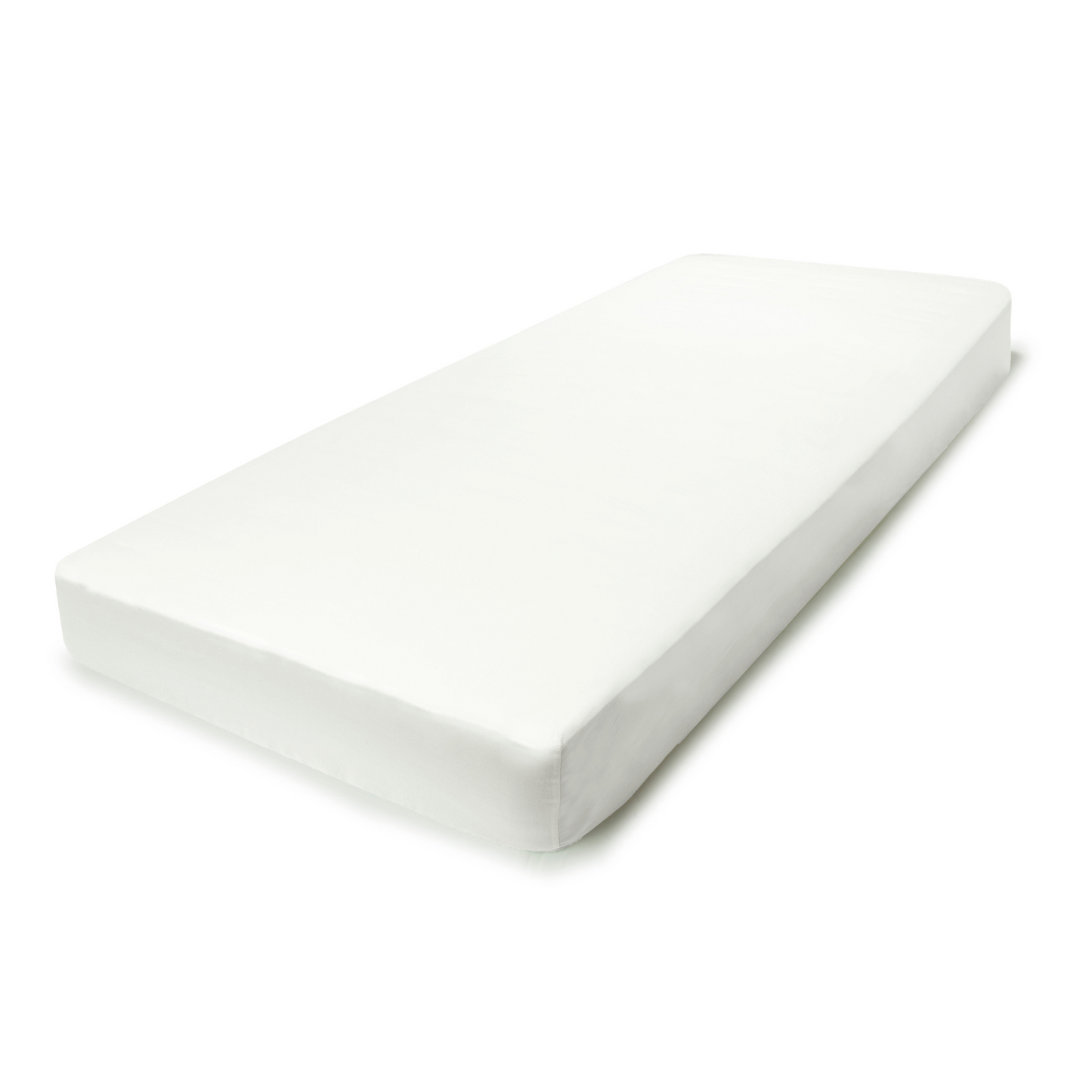 PHB Silky Satin kummiga voodilina Opt. White 140x200x25