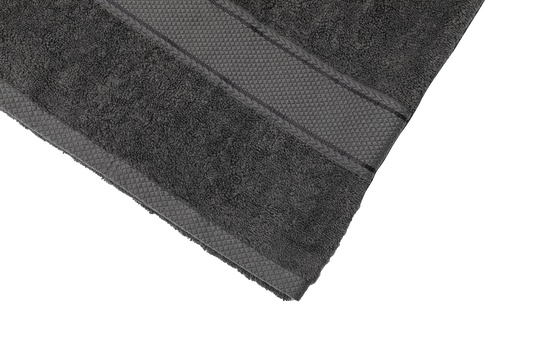 TERRY TOWEL 50X70 100% COTTON GSM 600 DARK GREY
