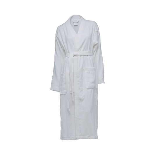 Hommikumantel M/L, 100% puuvill, valge