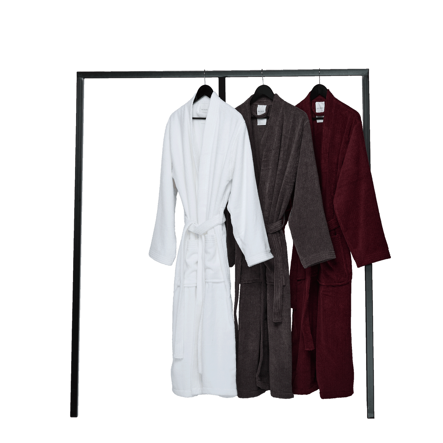 Bathrobe XS/S, 100% cotton, white