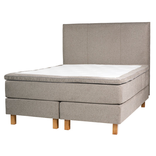Kontinentinė lova Uni beige 180x200